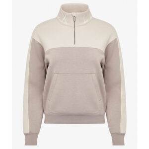 LeMieux Pullover Kali Quarter Zip Sweat HW 2024 Sweatshirt 38 Ash/Stone