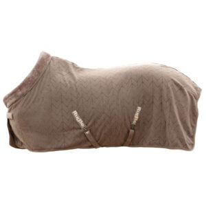Covalliero Abschwitzdecke Fleecedecke HW 2024 155 cm Taupe