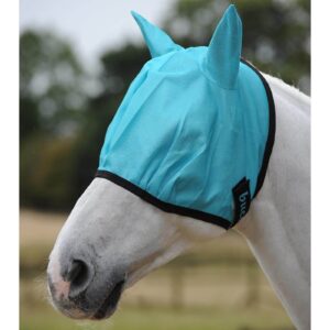 Bucas Fliegenmaske Freedom Fly Mask Fliegenhaube Insektenschutz 115/XS Sweet Blue