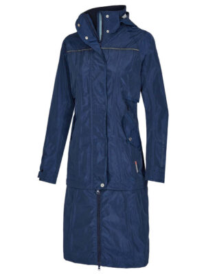 BUSSE Damen Reitjacke Karism 2in1 Reitmantel extra lang XS Navy