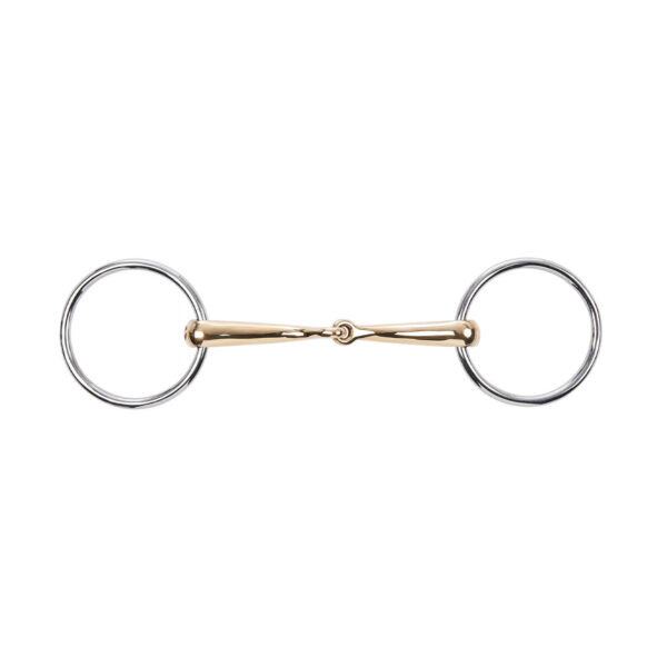 BUSSE Gebiss Wassertrense KAUGAN-SHAPED einfach gebrochen 14 mm 14