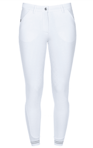 Cavalleria Toscana Full Grip Breeches Squared Performance 38 White
